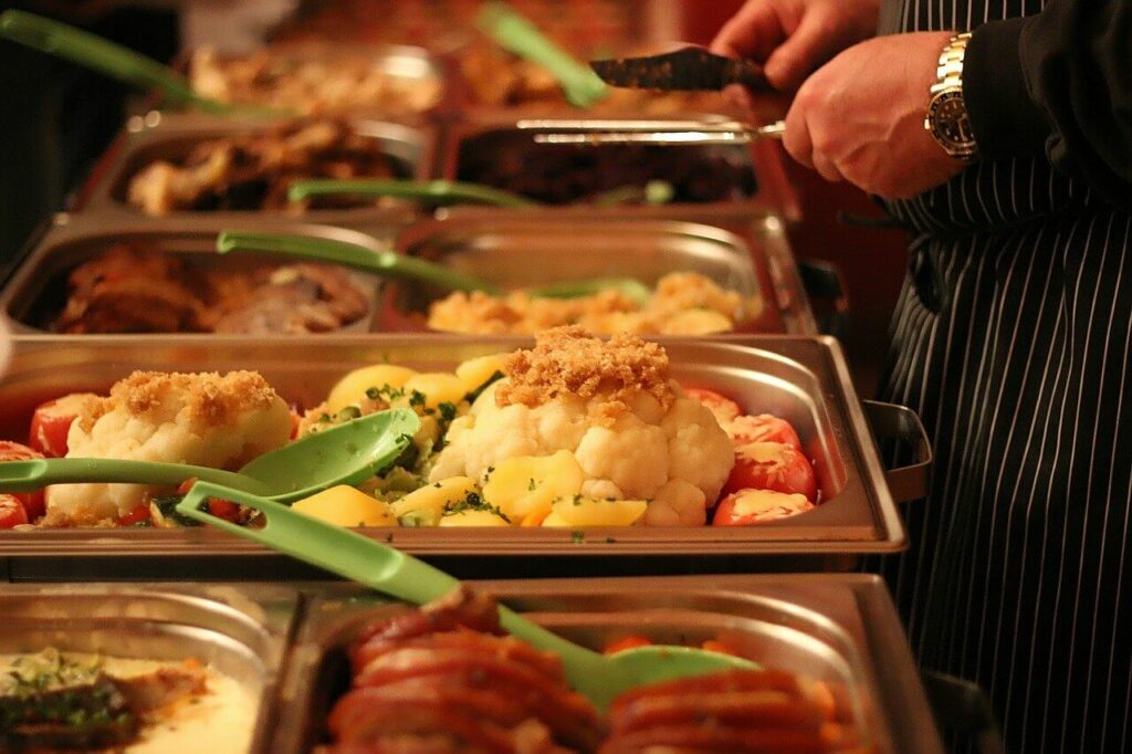 buffet food